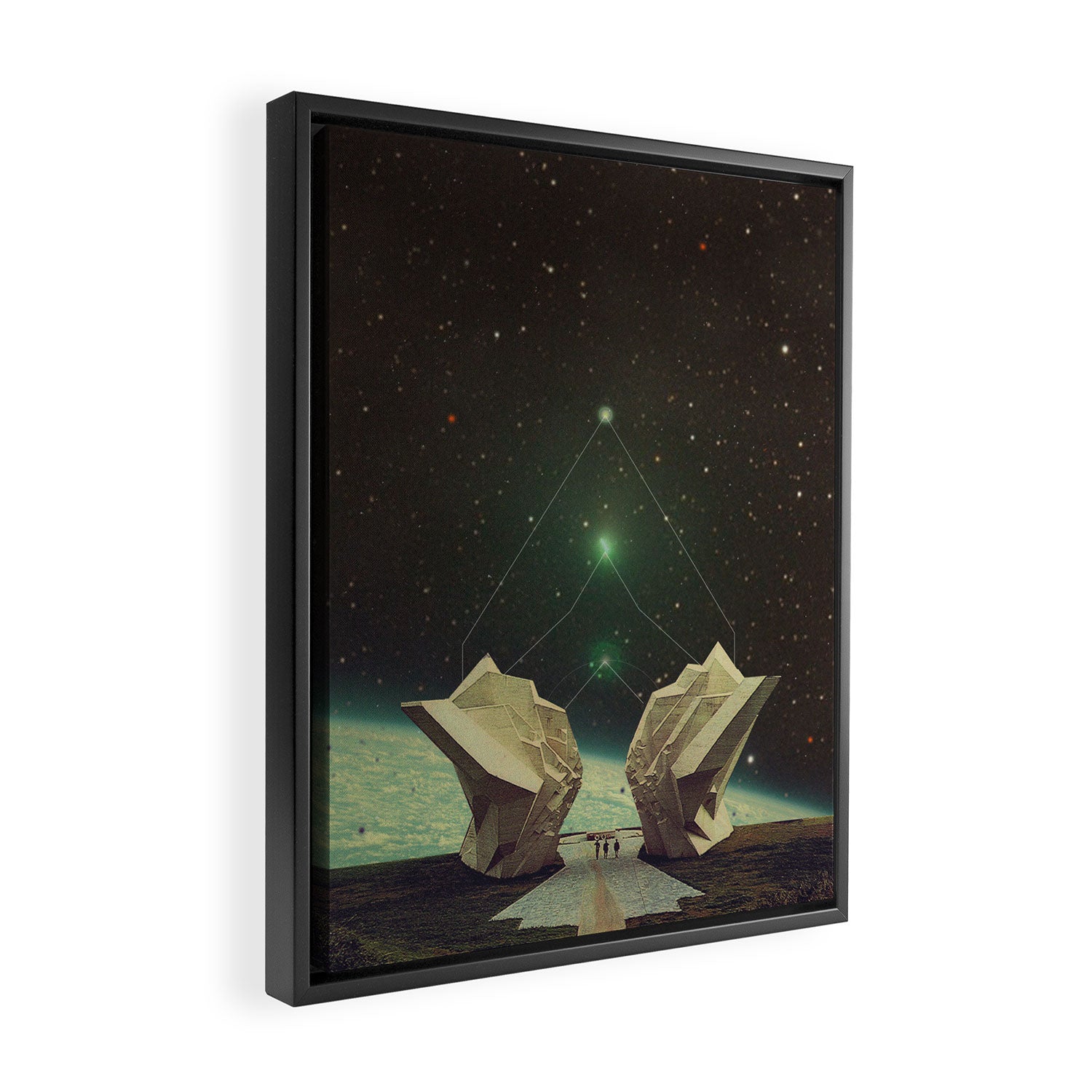 Gates Framed Canvas Print Gallery Image 2