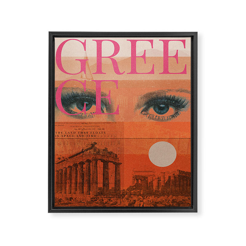 Greece 01 Framed Canvas Print Gallery Image 6