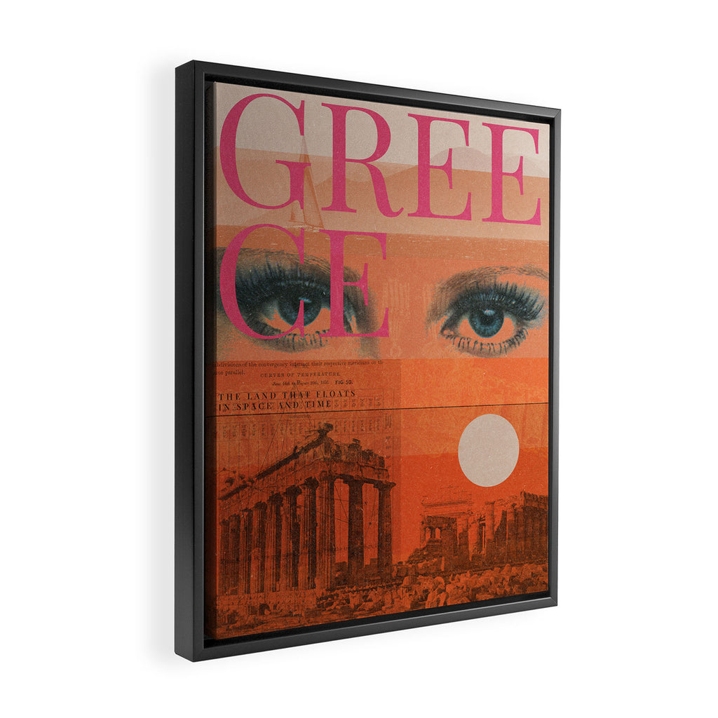 Greece 01 Framed Canvas Print Gallery Image 2