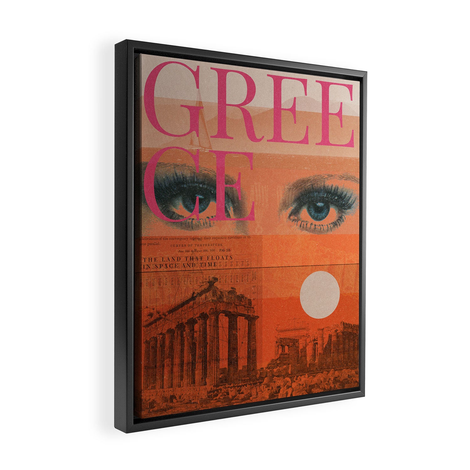Greece 01 Framed Canvas Print Gallery Image 2