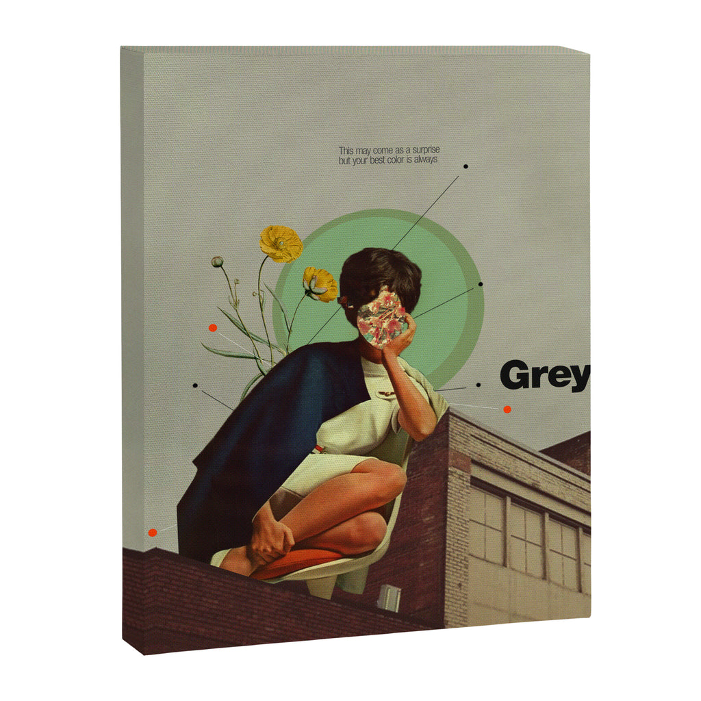Grey Canvas Print Gallery Image 6