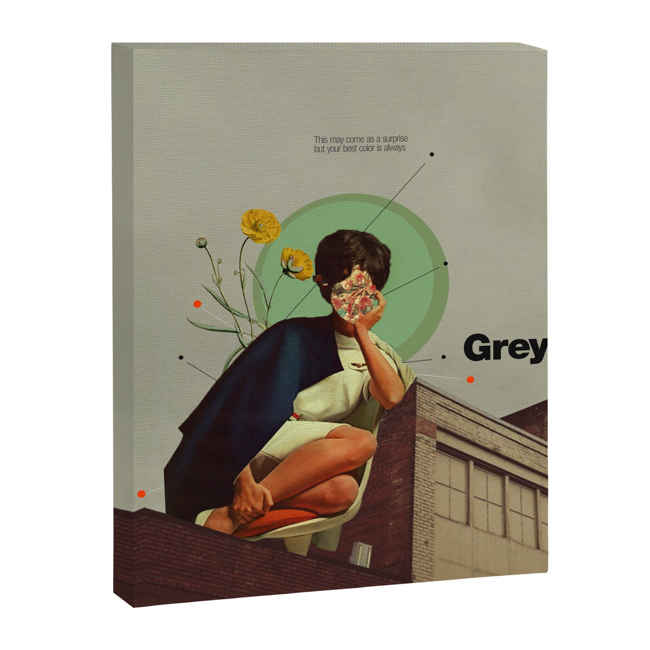 Grey Canvas Print Gallery Image 6