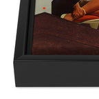 Grey Framed Canvas Print Gallery Image 3