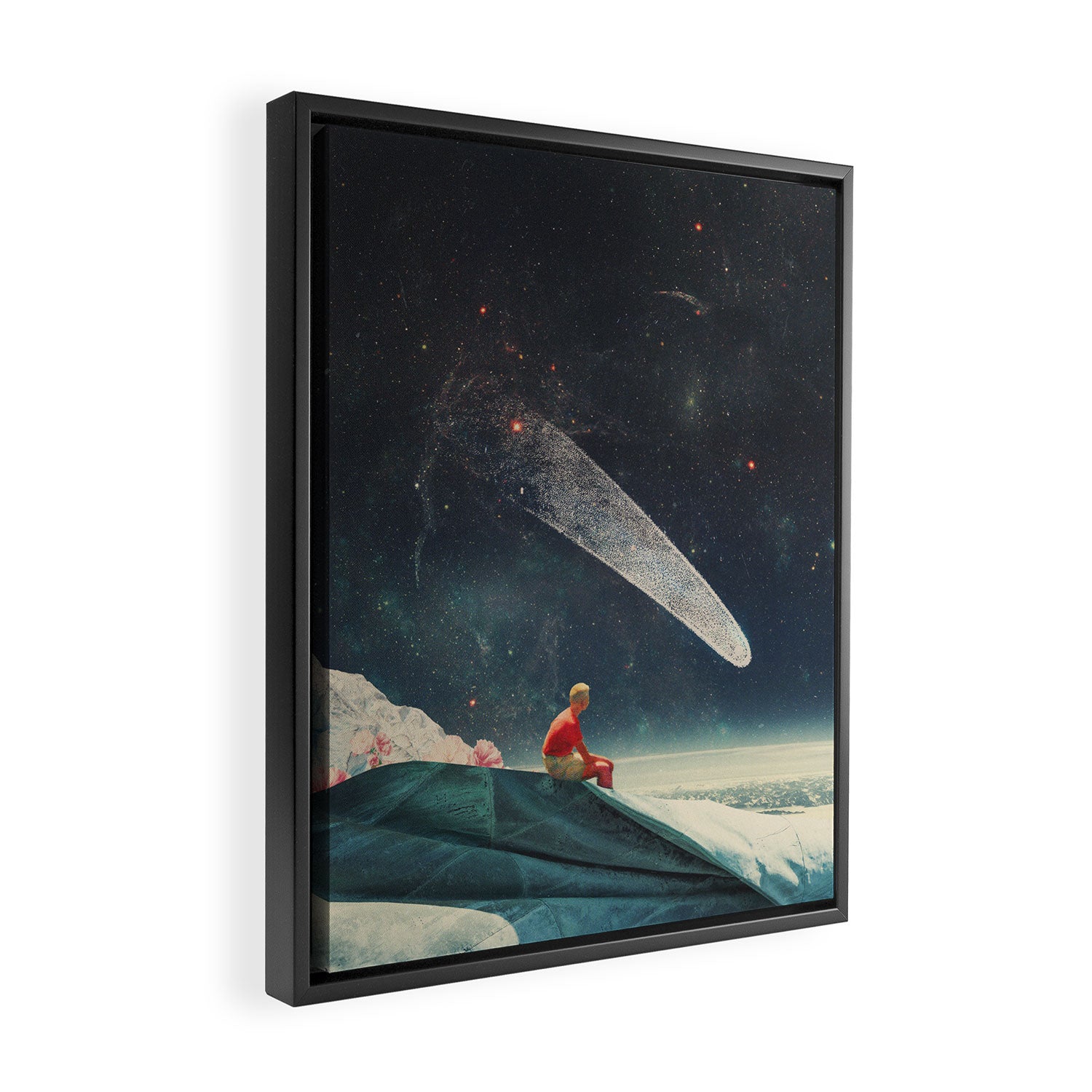 Guided by Comets Framed Canvas Print Gallery Image 2
