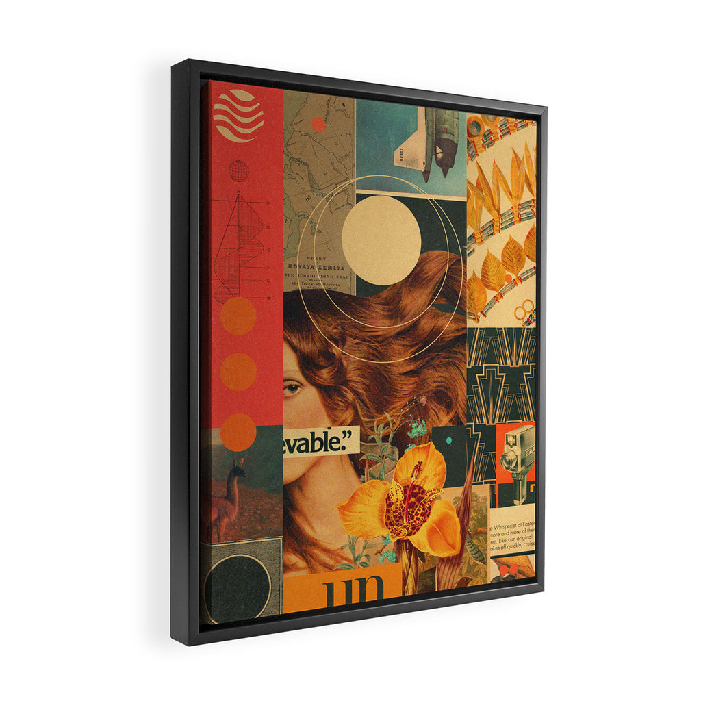 Had to Believe the Unbelievable Framed Canvas Print Gallery Image 2