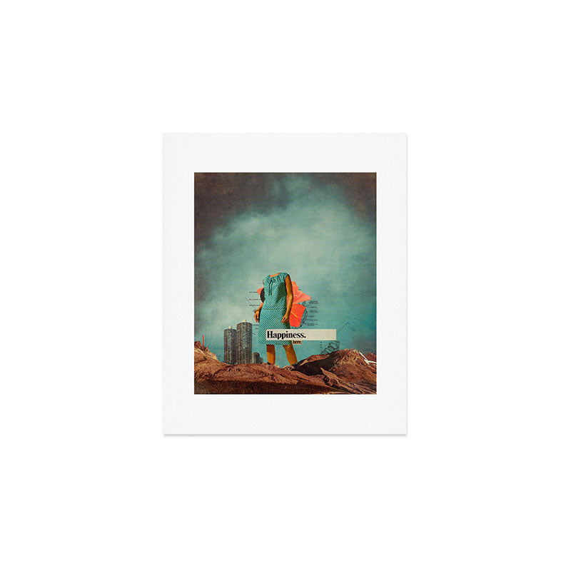 Happiness Here Art Print Gallery Image 1