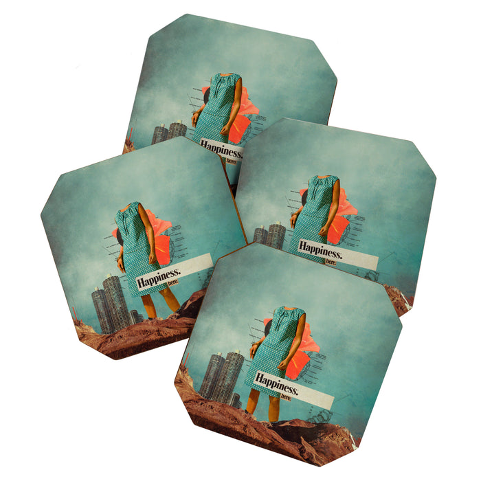 Happiness Here Coaster Gallery Image 1