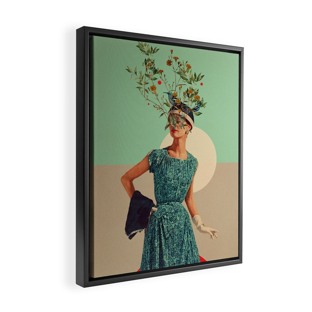 Haru Framed Canvas Print Gallery Image 2