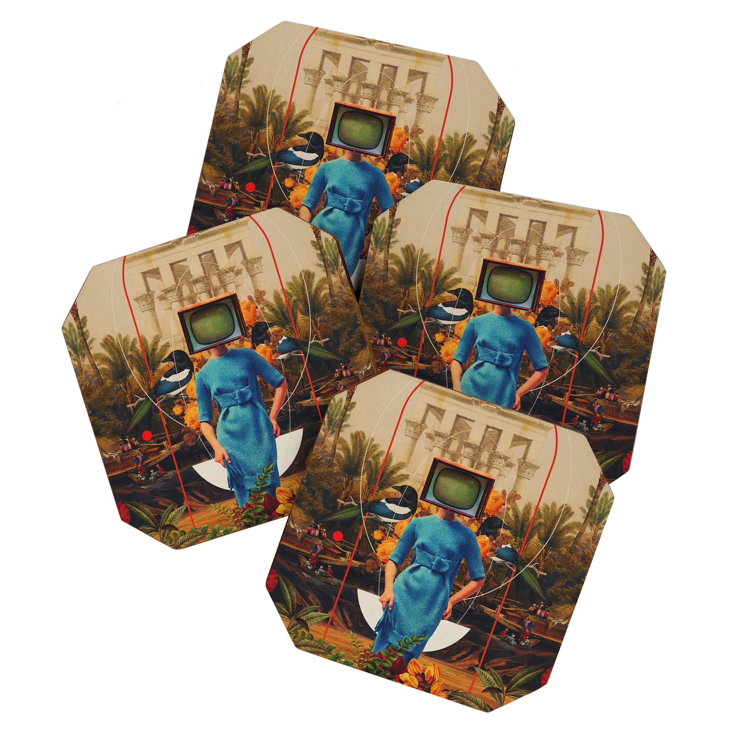 Her Asymmetries Coaster Gallery Image 1