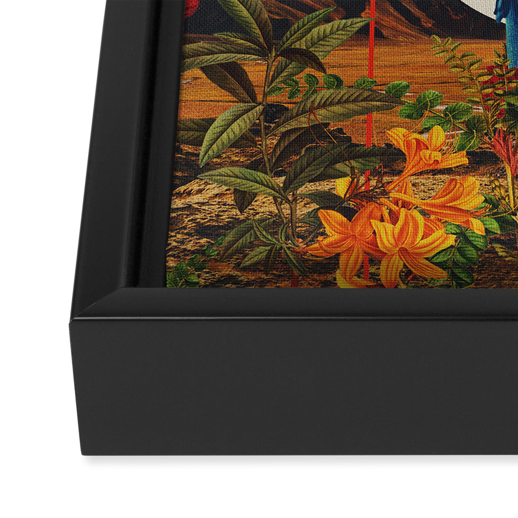 Her Asymmetries Framed Canvas Print Gallery Image 3
