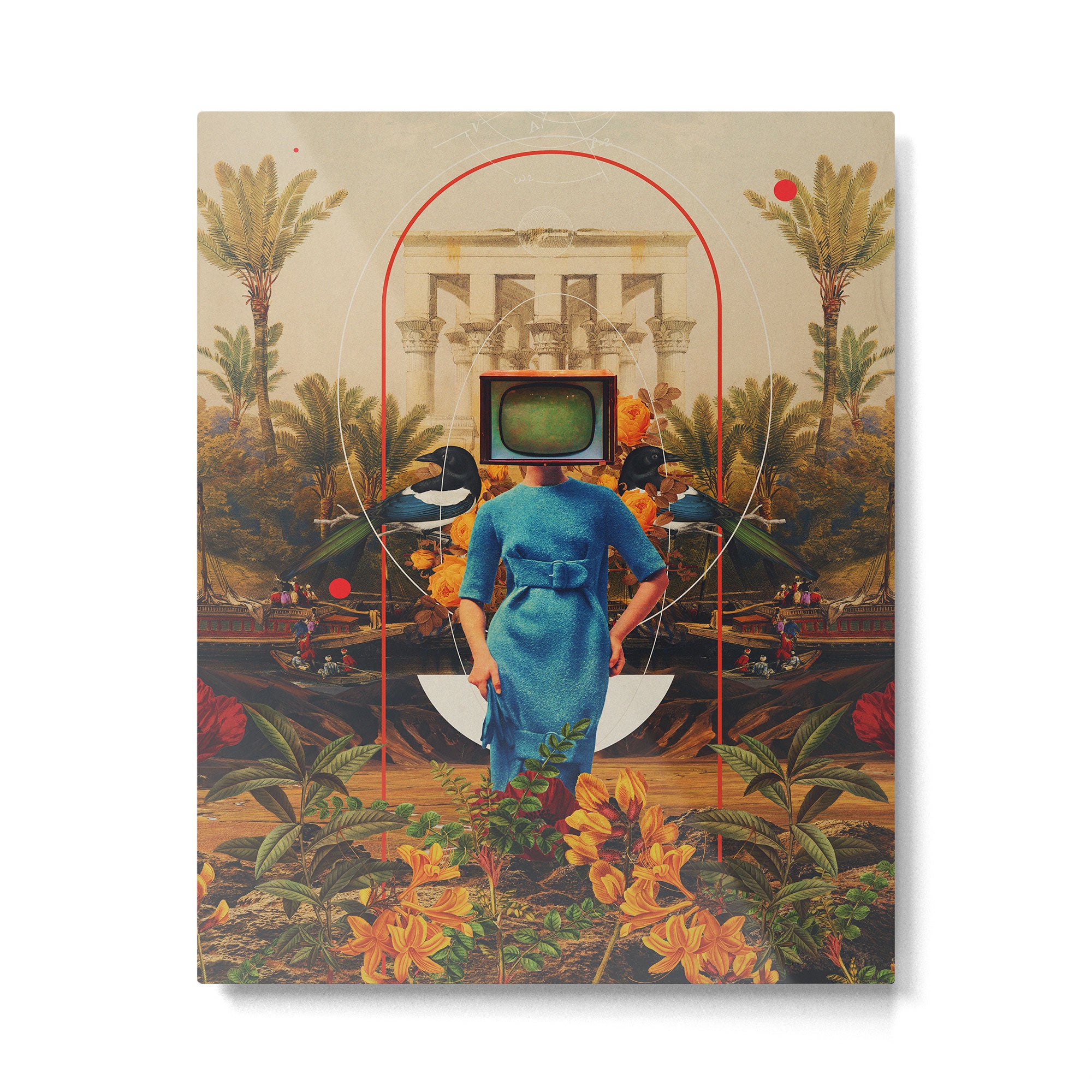 Her Asymmetries Metal Print Gallery Image 4