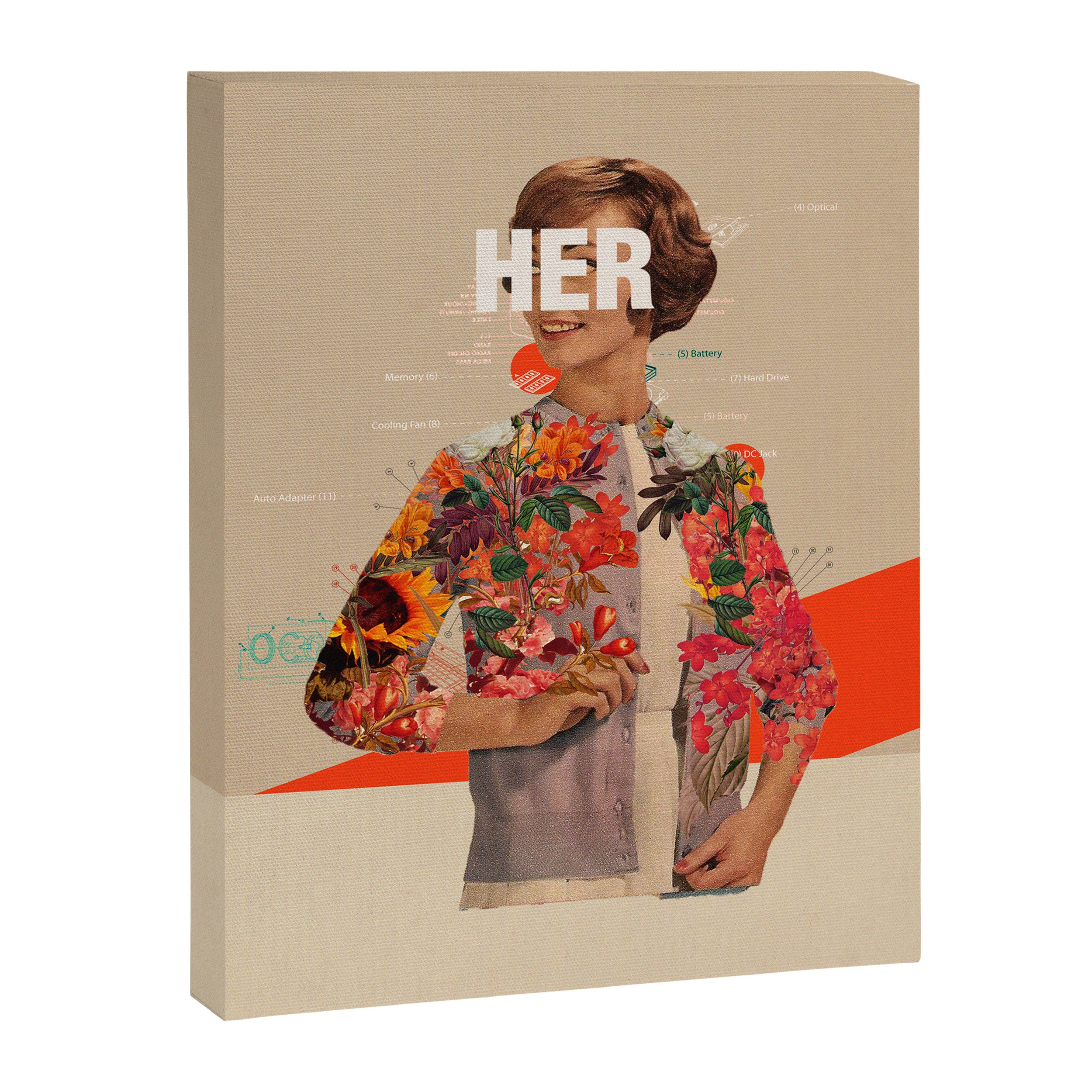 Her Canvas Print Gallery Image 6