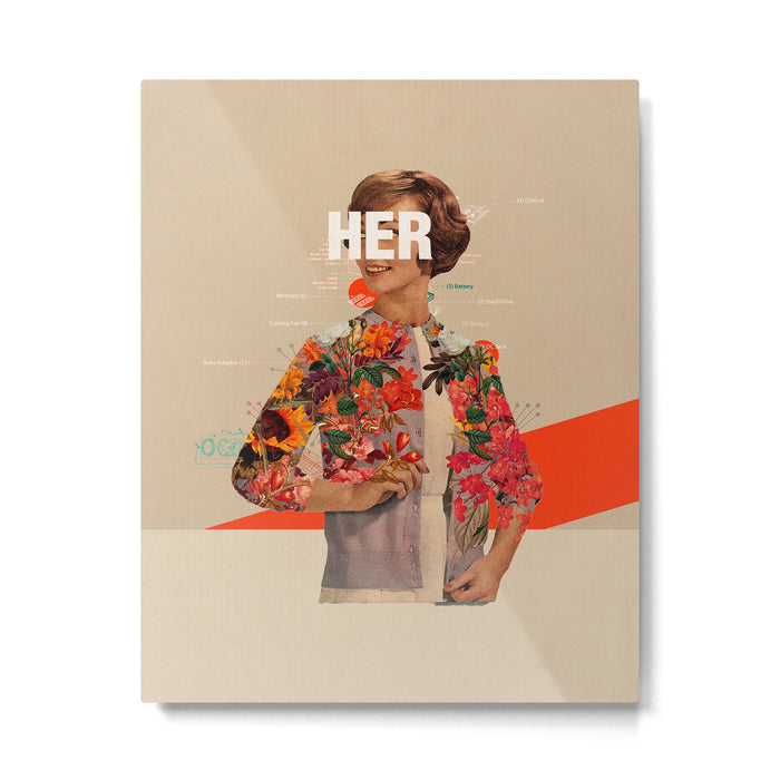 Her Metal Print Gallery Image 1