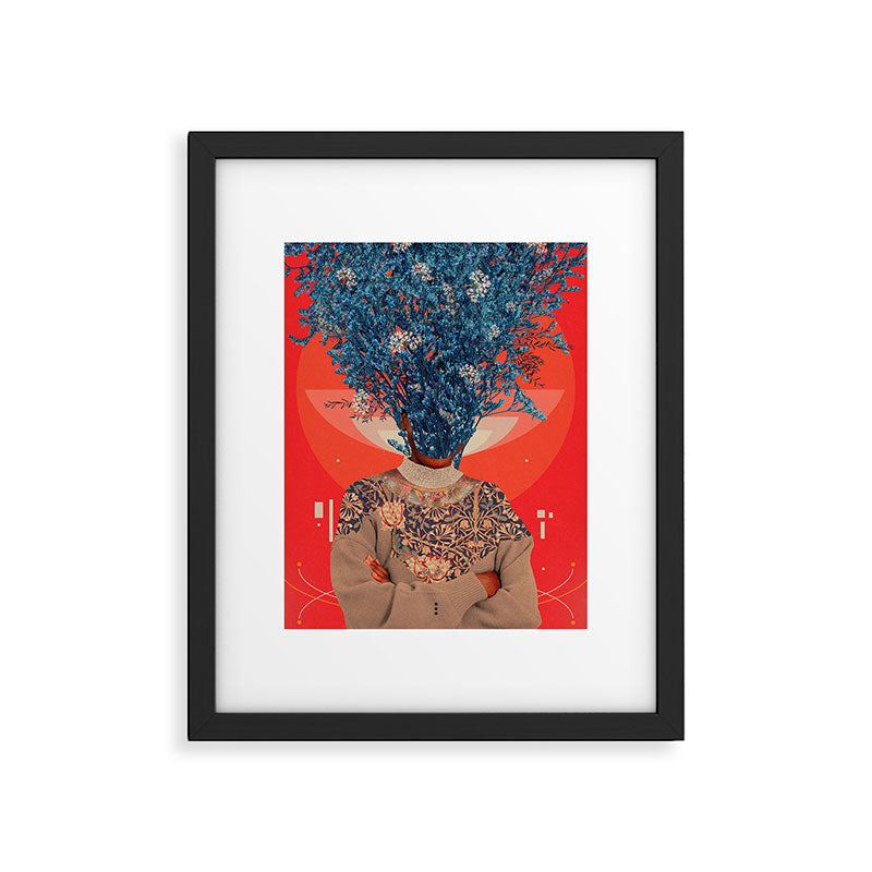 Her Veiled Smiles Framed Art Print Gallery Image 5