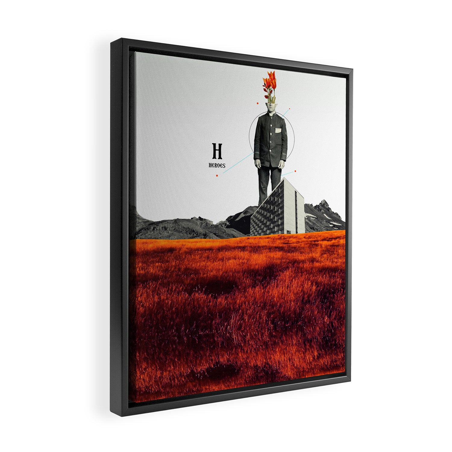 Heroes Framed Canvas Print Gallery Image 2