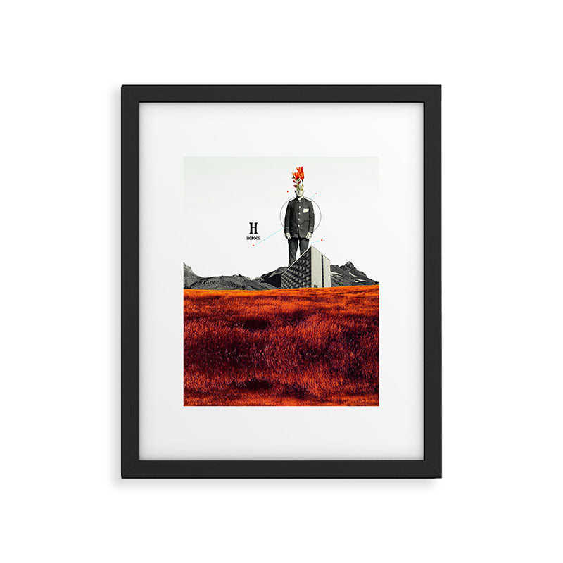 Heroes Framed Art Print Gallery Image 6