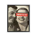 Hesitate Framed Canvas Print Gallery Image 6