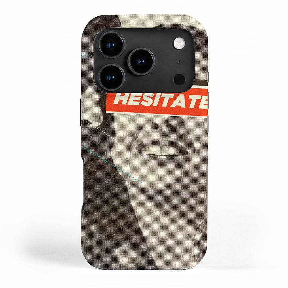Hesitate iPhone Case Gallery Image 1