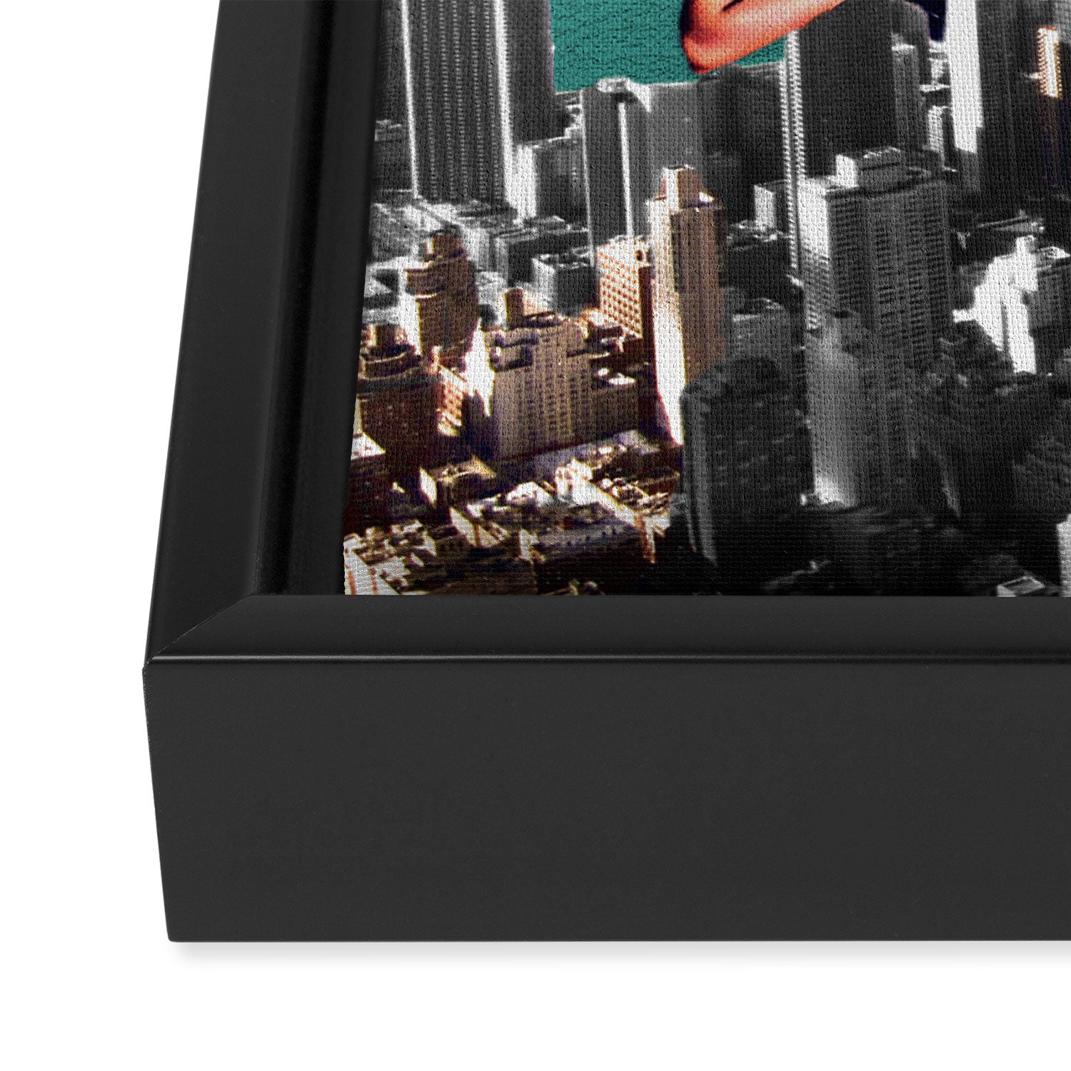 High Rise View Framed Canvas Print Gallery Image 3