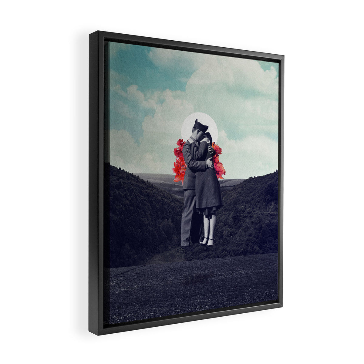 Hold My Breath Framed Canvas Print Gallery Image 2