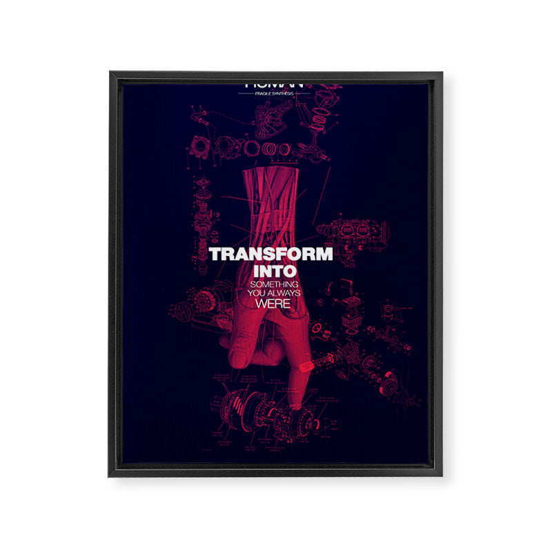 Human Framed Canvas Print Gallery Image 6