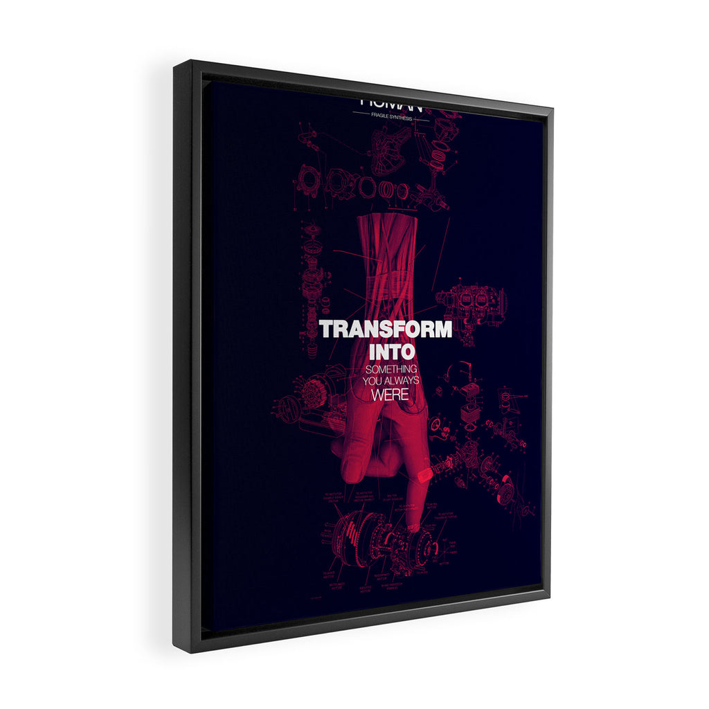 Human Framed Canvas Print Gallery Image 2