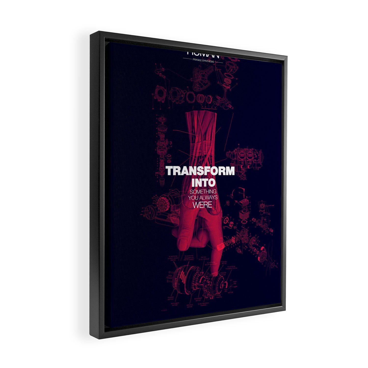 Human Framed Canvas Print Gallery Image 2