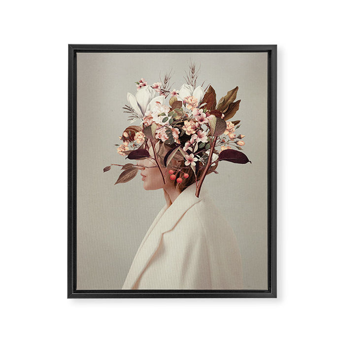 I Fell in Love with Fall because of You Framed Canvas Print Gallery Image 1
