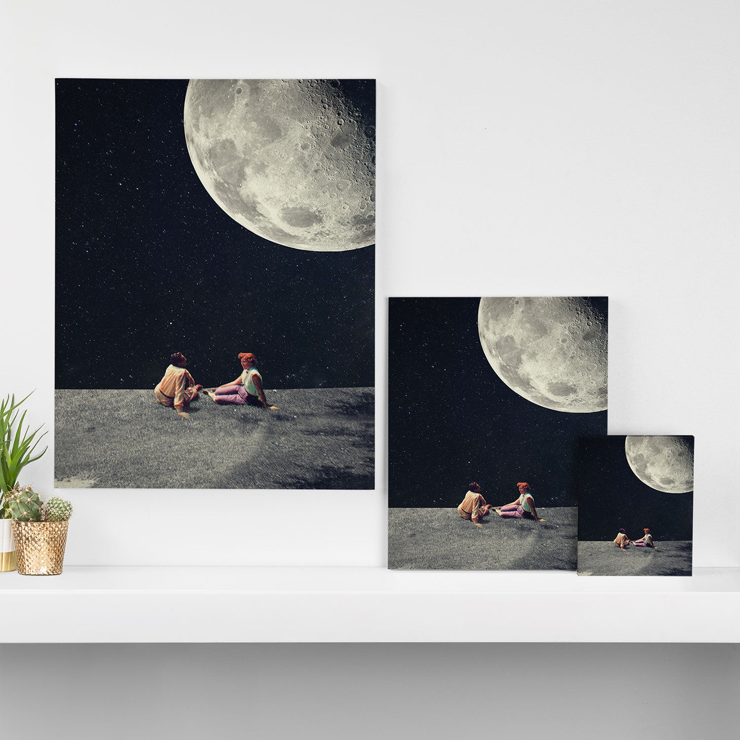 I Gave You the Moon for a Smile Canvas Print Gallery Image 3