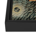 I looked into the Eye of this World Framed Canvas Print Gallery Image 3