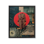 I looked into the Eye of this World Framed Canvas Print Gallery Image 6