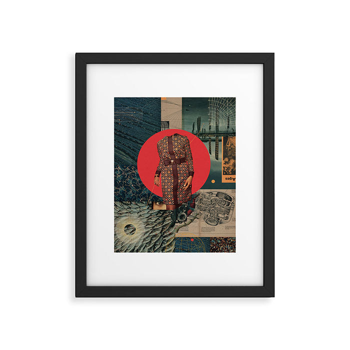 I looked into the Eye of this World Framed Art Print Gallery Image 1
