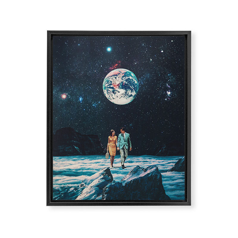 I promise You we will be Back Soon Framed Canvas Print Gallery Image 6