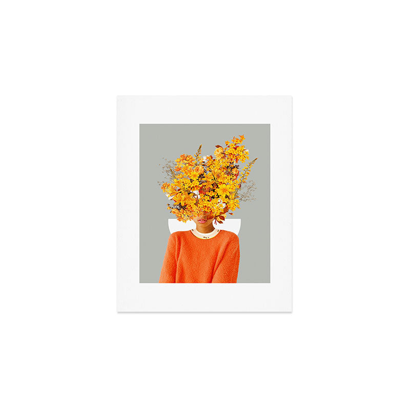 I Saw You Flower in the reflection of my Soul Art Print Gallery Image 1