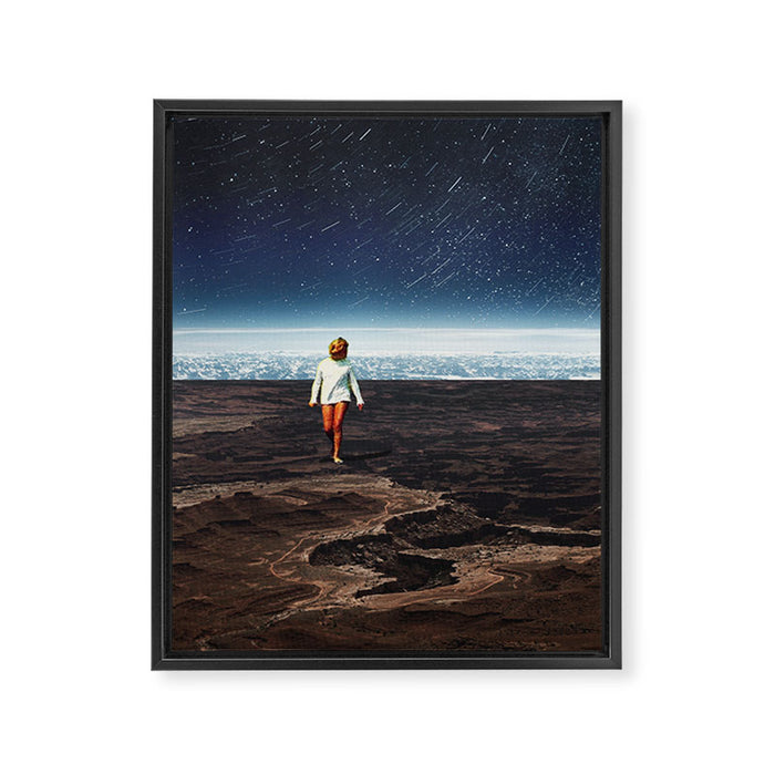 I Thought I was getting closer to You  Framed Canvas Print Gallery Image 1