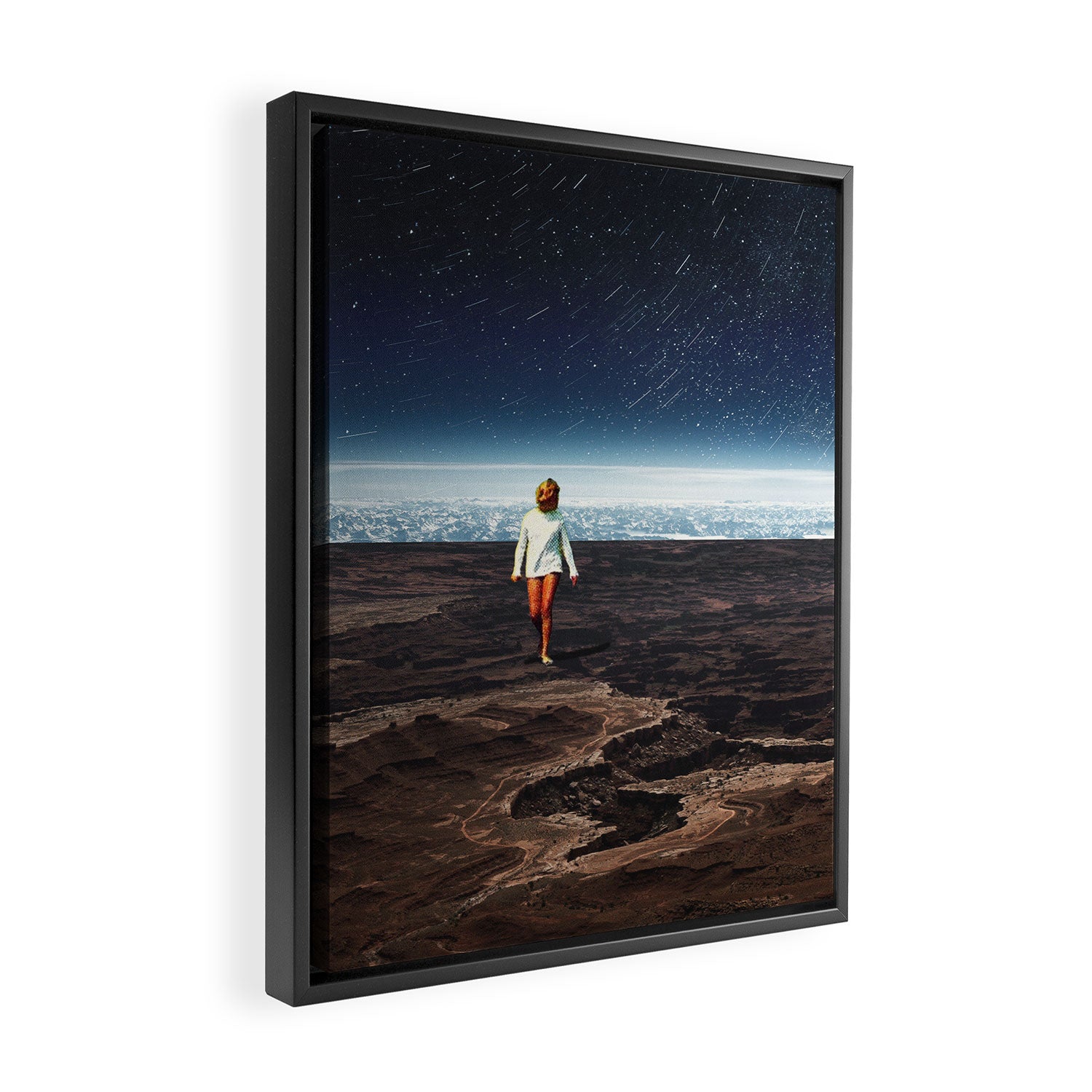 I Thought I was getting closer to You  Framed Canvas Print Gallery Image 2