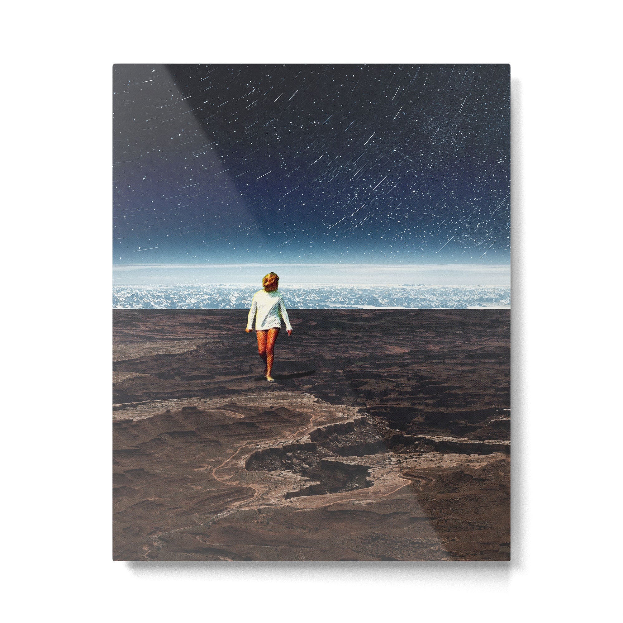 I Thought I was getting closer to You  Metal Print Gallery Image 4