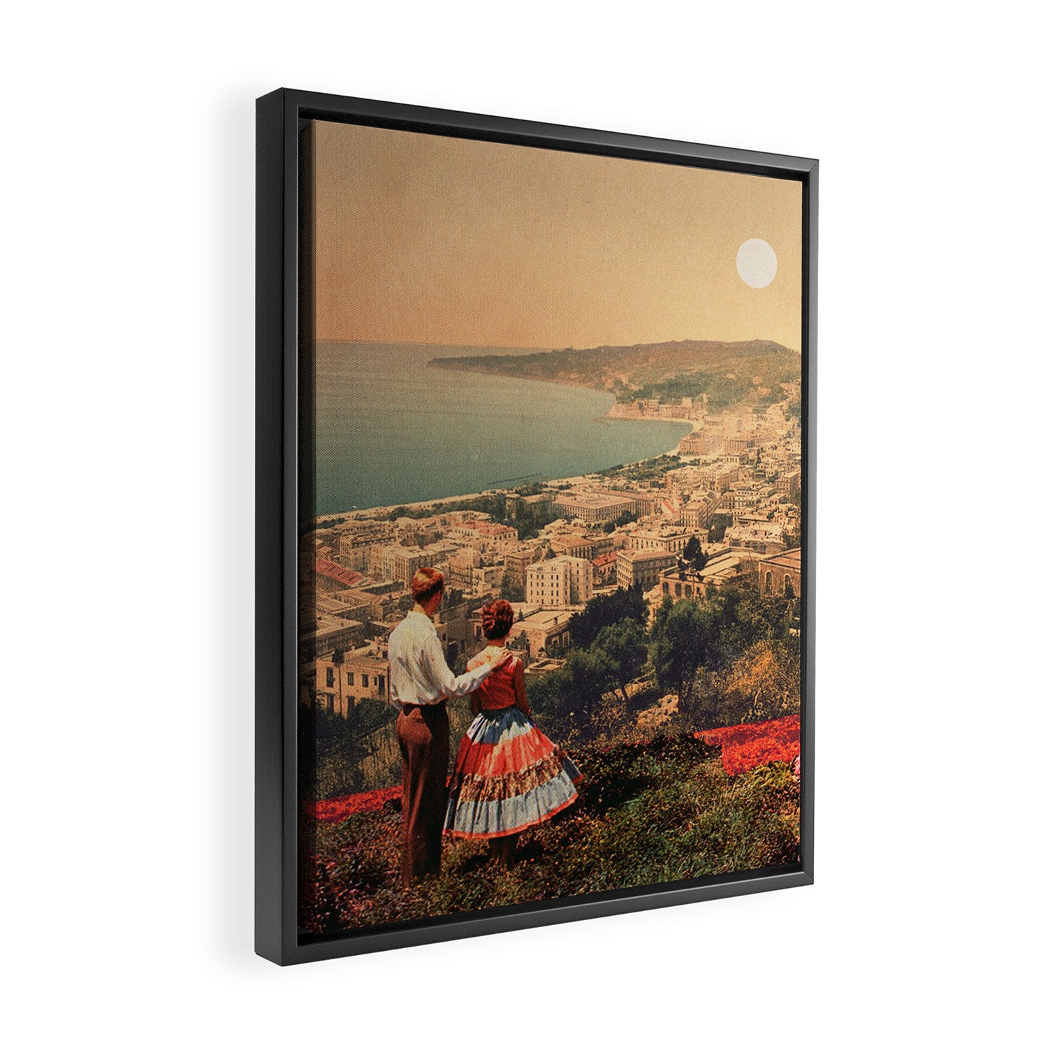 Is This The City We Dreamt Of Framed Canvas Print Gallery Image 2