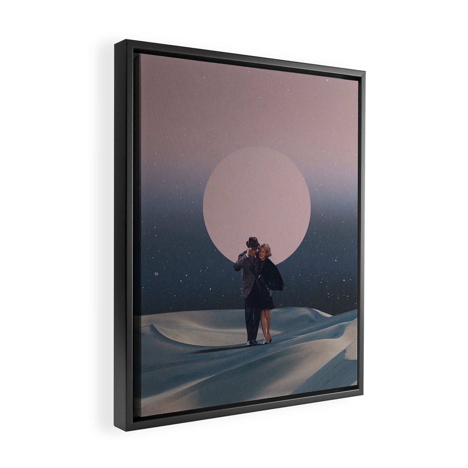 It is our chance to Leave forever - Vertical version Framed Canvas Print Gallery Image 2