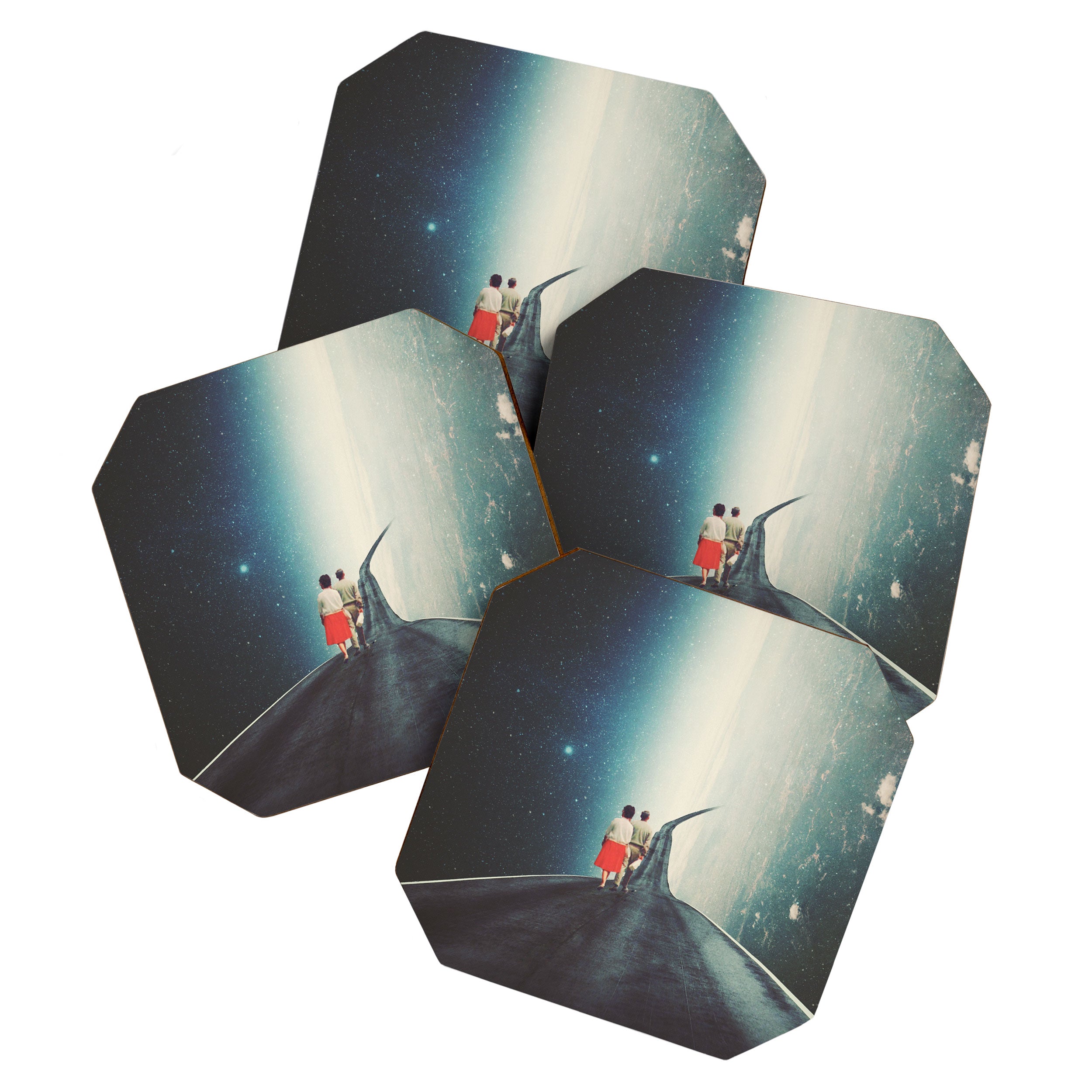 Just Walk Beside Me Coaster Gallery Image 1