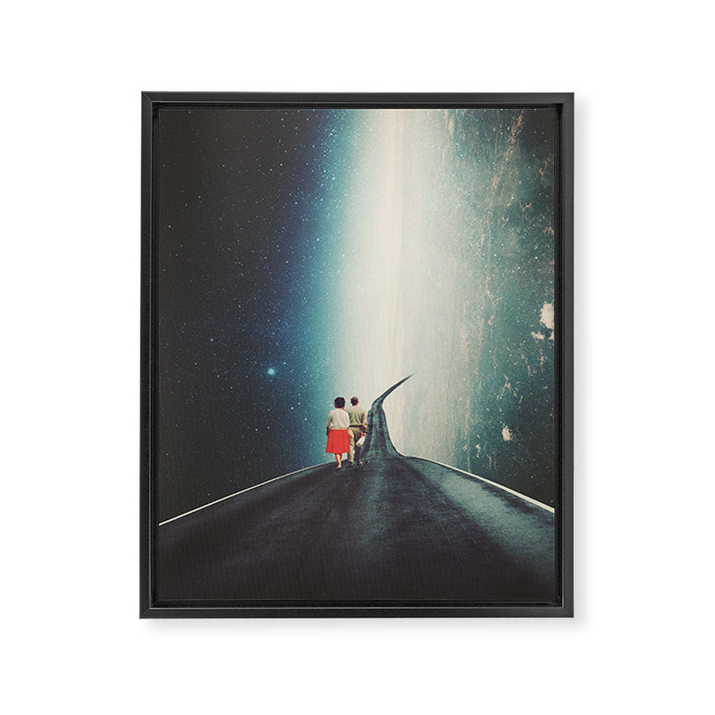 Just Walk Beside Me Framed Canvas Print Gallery Image 6