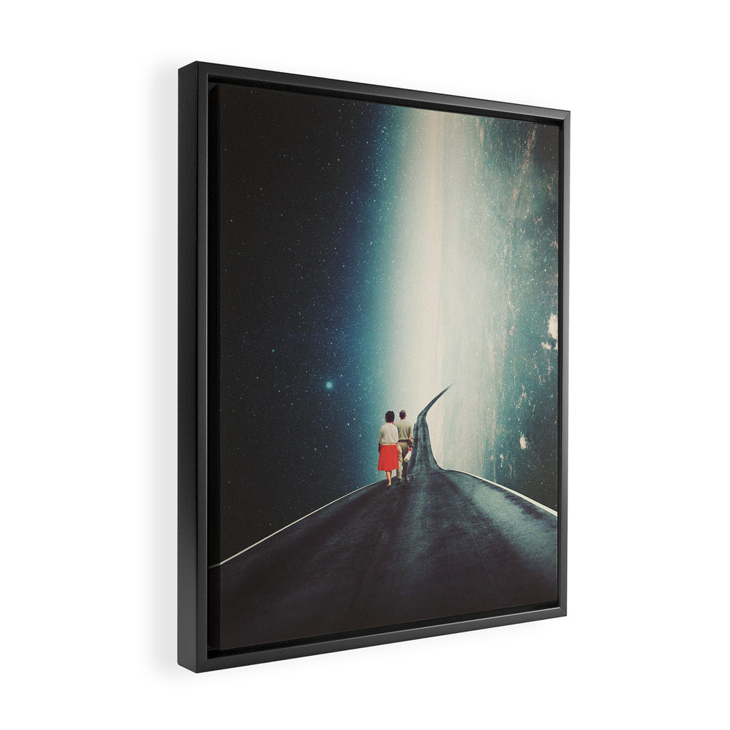 Just Walk Beside Me Framed Canvas Print Gallery Image 2