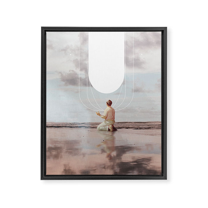 Just when You Thought You were Alone Framed Canvas Print Gallery Image 1