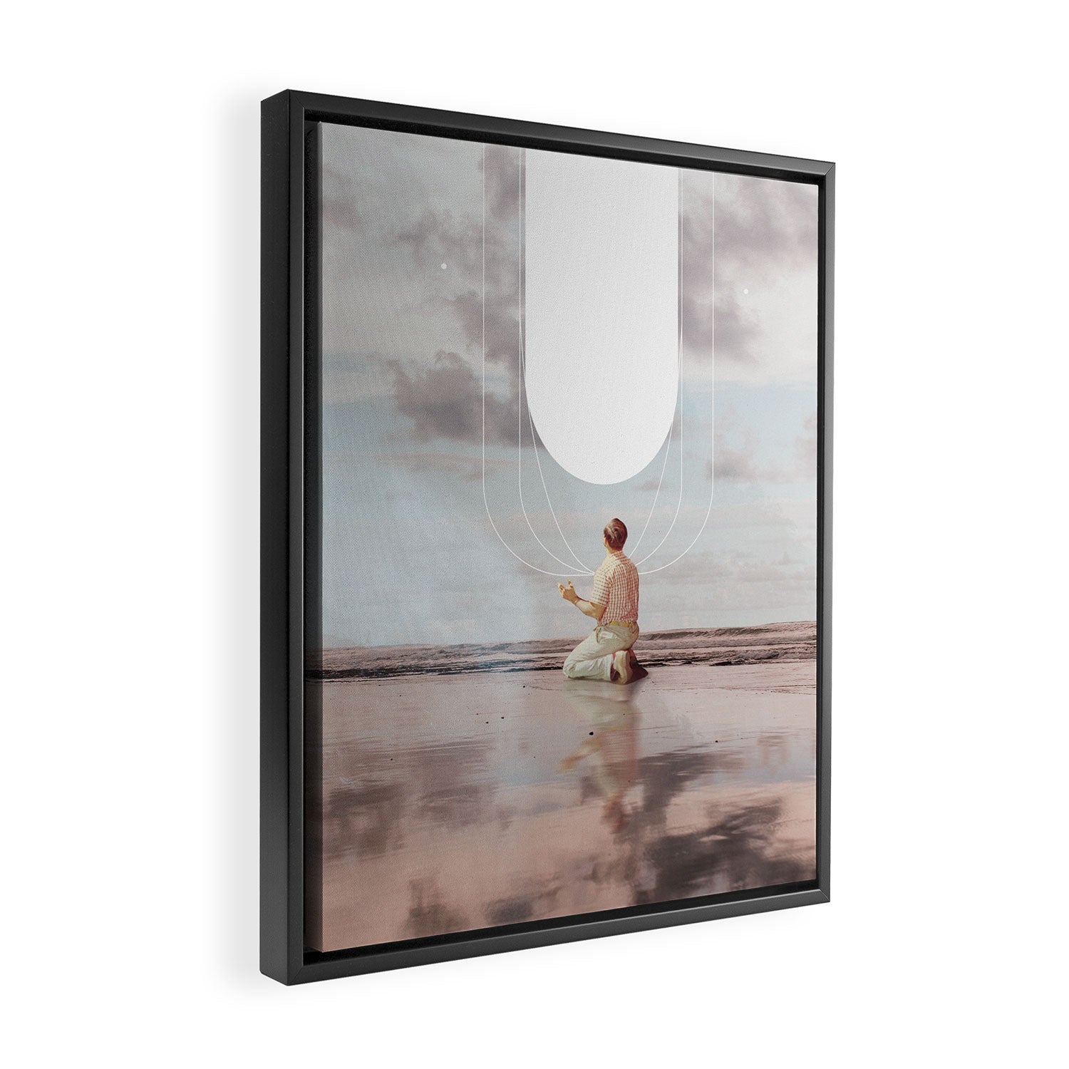 Just when You Thought You were Alone Framed Canvas Print Gallery Image 2