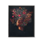 Kissing Rosa Framed Canvas Print Gallery Image 6