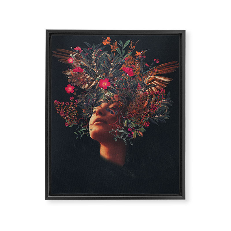 Kissing Rosa Framed Canvas Print Gallery Image 6