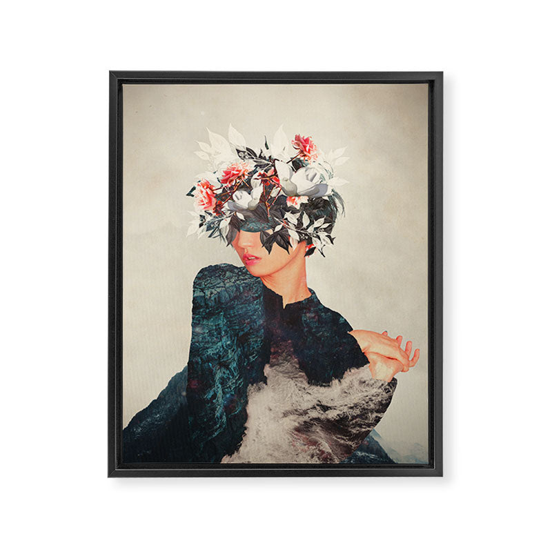 Kumiko Framed Canvas Print Gallery Image 3