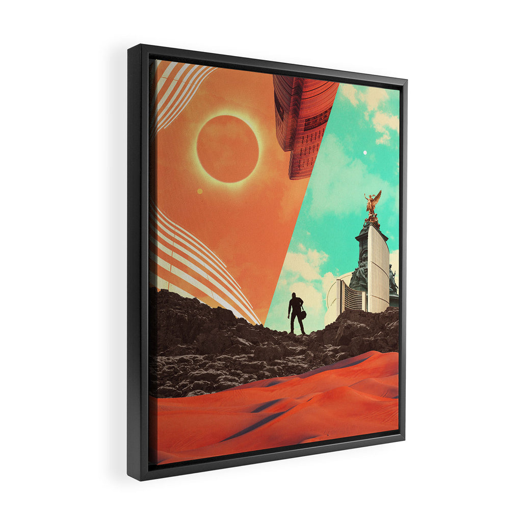 Leaving the Void Framed Canvas Print Gallery Image 2