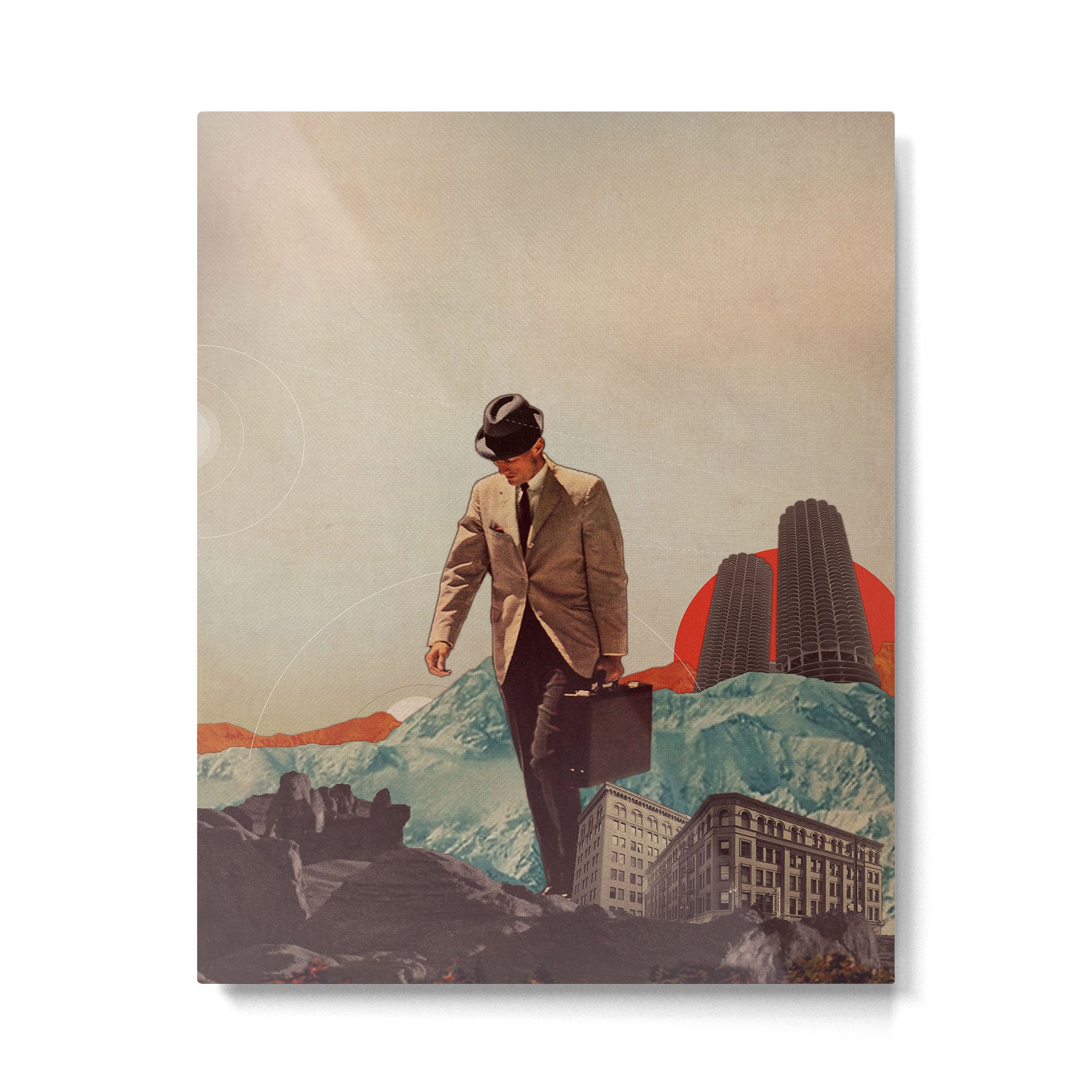 Leaving Their Cities Behind Metal Print Gallery Image 4