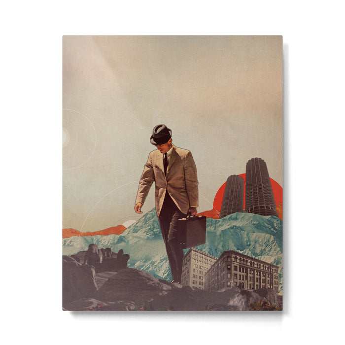 Leaving Their Cities Behind Metal Print Gallery Image 1
